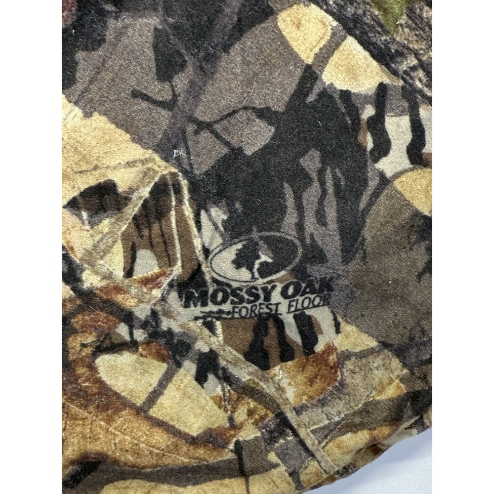 SCENTLOK Mossy Oak jacket forest floor camo hunting L scent control zip - Picture 8 of 8